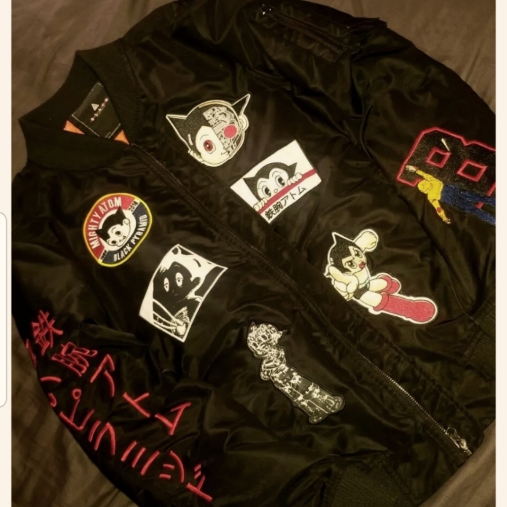 Black Pyramid Astro Boy Bomber Jacket - Picture 2 of 5